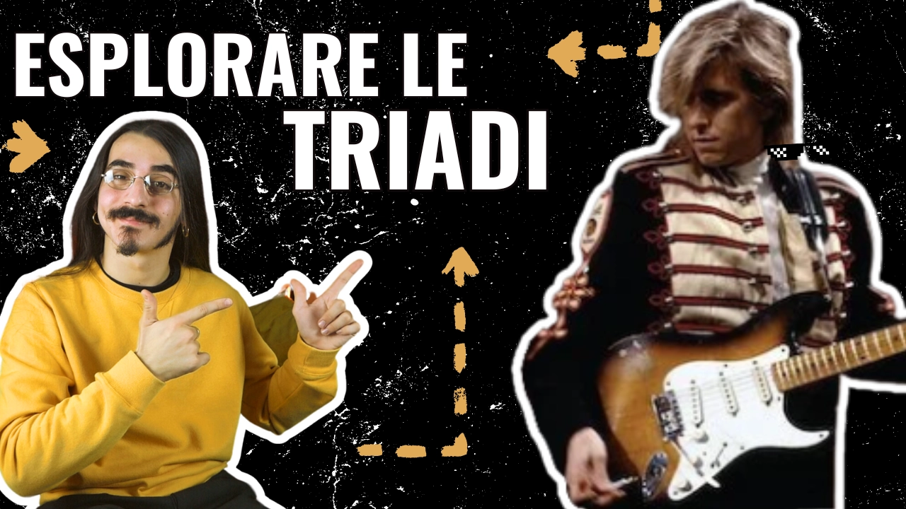TRIADI: esercizi per CHITARRA elettrica