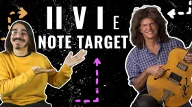 Improvvisazione sul II- V I e note TARGET